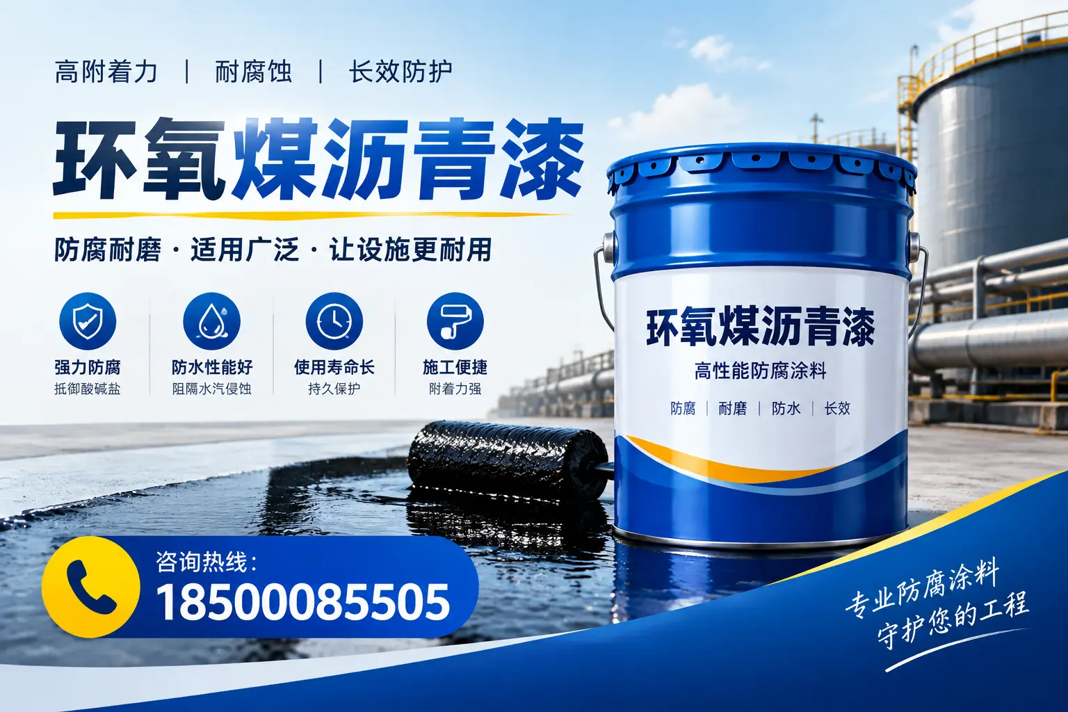 环氧煤沥青漆与其他涂料的对比分析,助力德阳企业决策